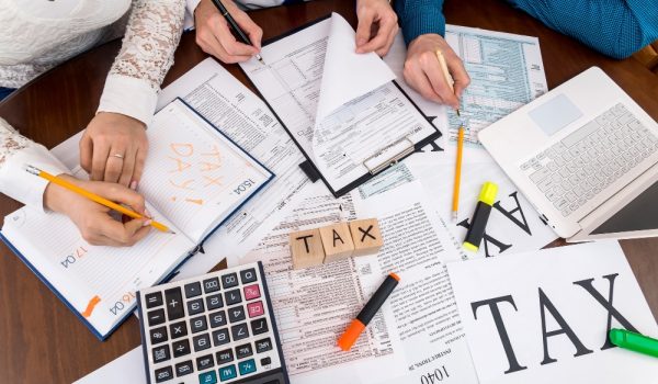 tax specialist working for clients